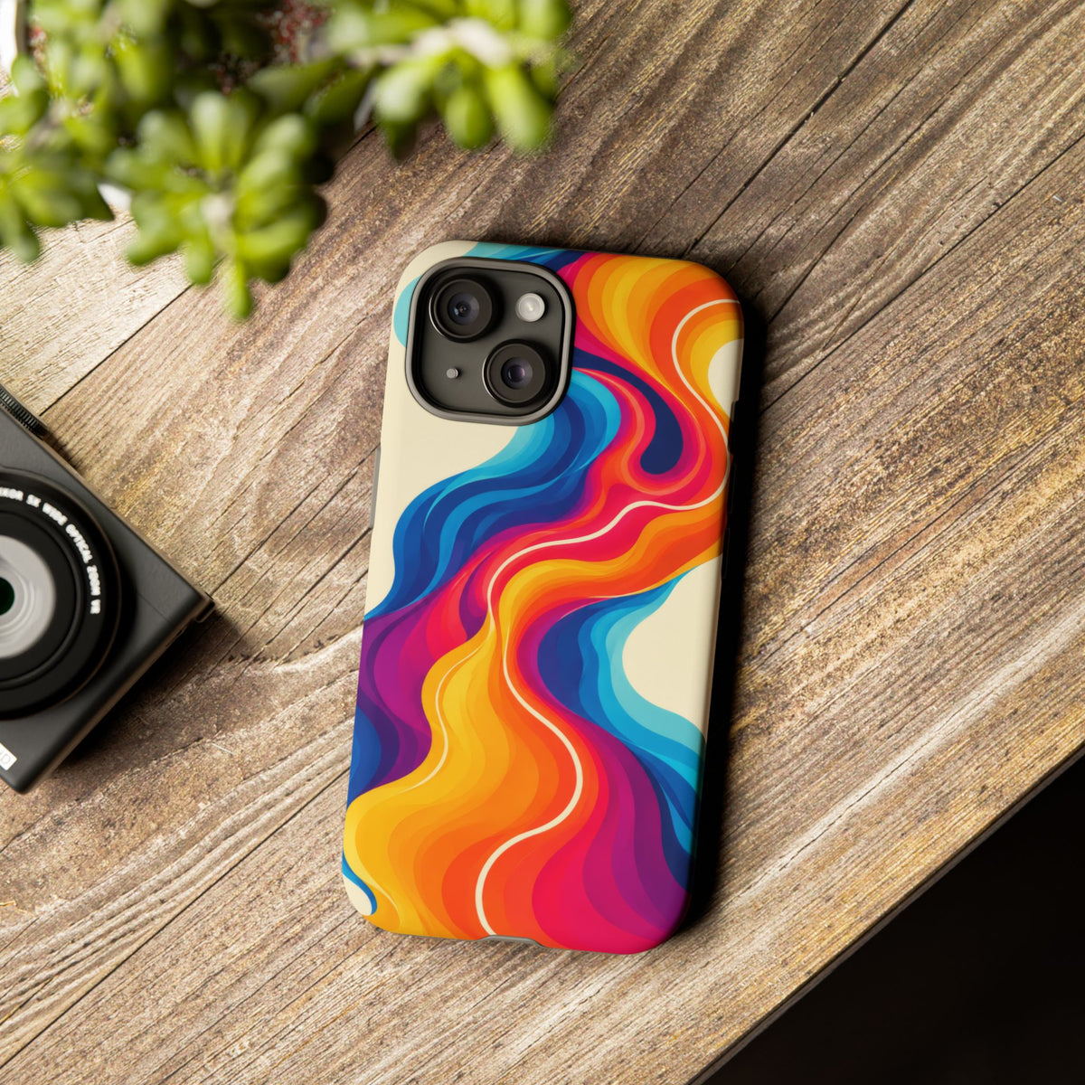 Electric Tide iPhone Tough Case | psychedelic wave