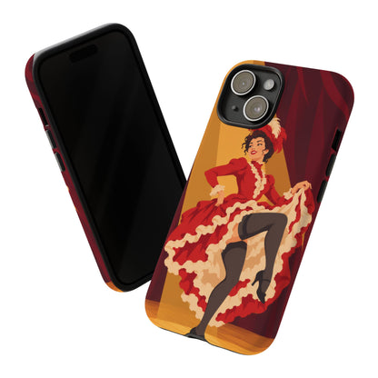 Moulin Rouge Dancer — Crimson Cabaret iPhone Tough Case | cabaret dancer