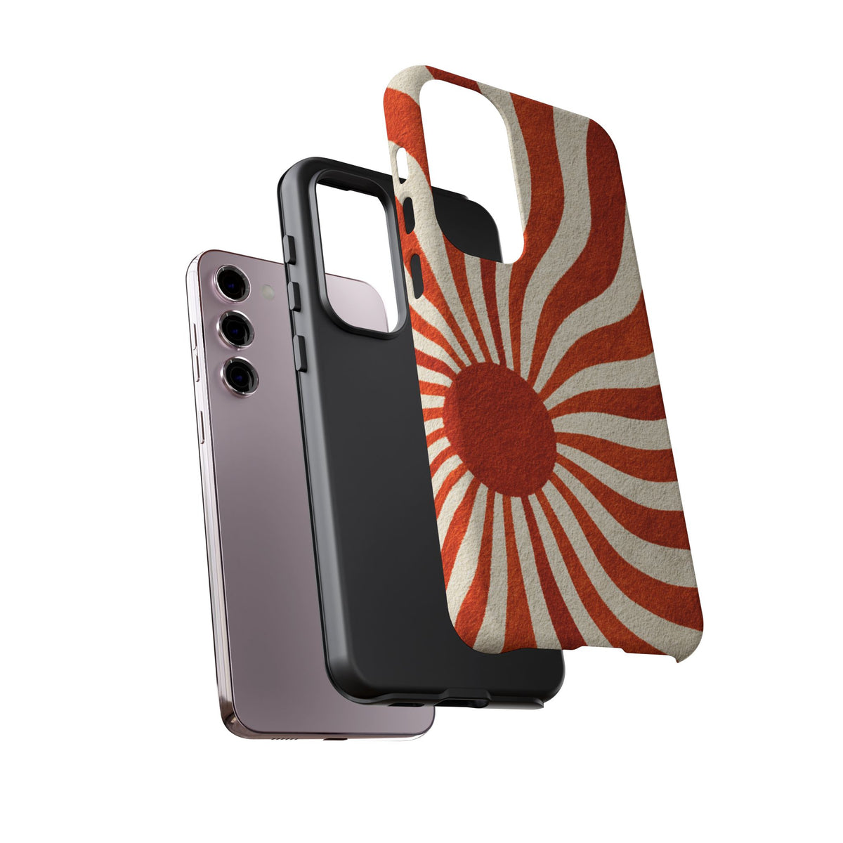 Terracotta Sunburst Samsung Galaxy Tough Phone Case