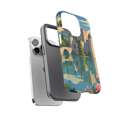 English Castle — Moat and Roses iPhone Tough Case