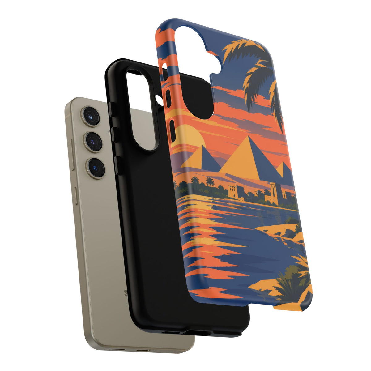 The Pyramids — Nile Dusk Samsung Galaxy Tough Case
