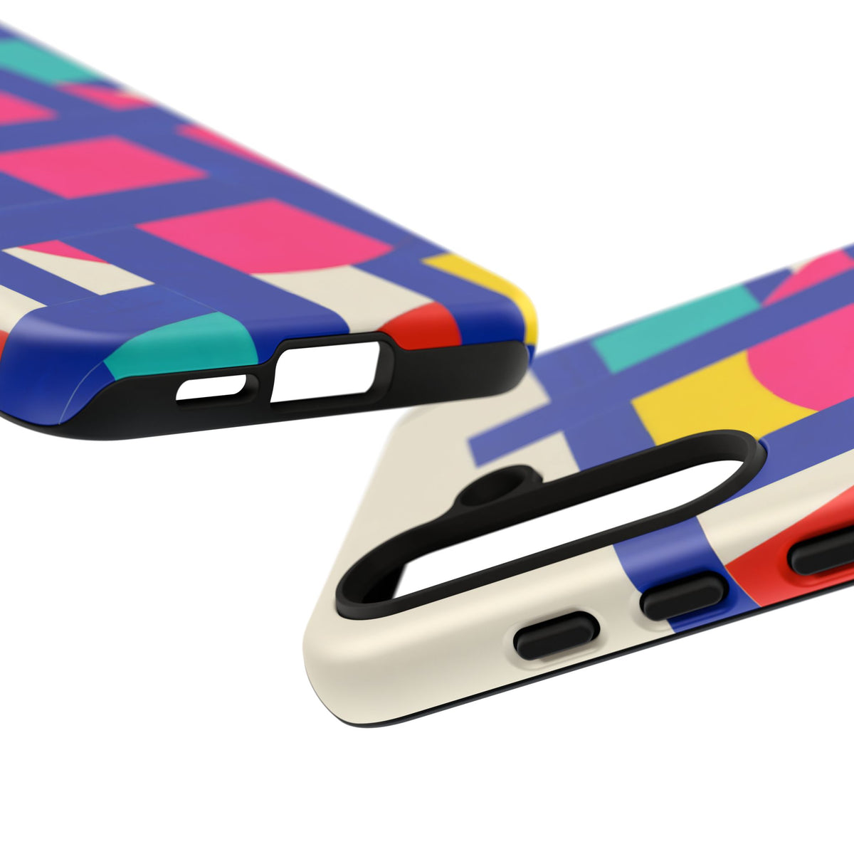 Chromatic Mischief Samsung Galaxy Tough Case | Geometric Color Block Art