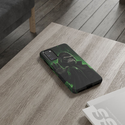 Cyberpunk Gorilla Samsung Galaxy Tough Case | Neon Code Silverback