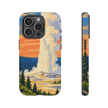 Yellowstone — Geyser Dawn iPhone Tough Case
