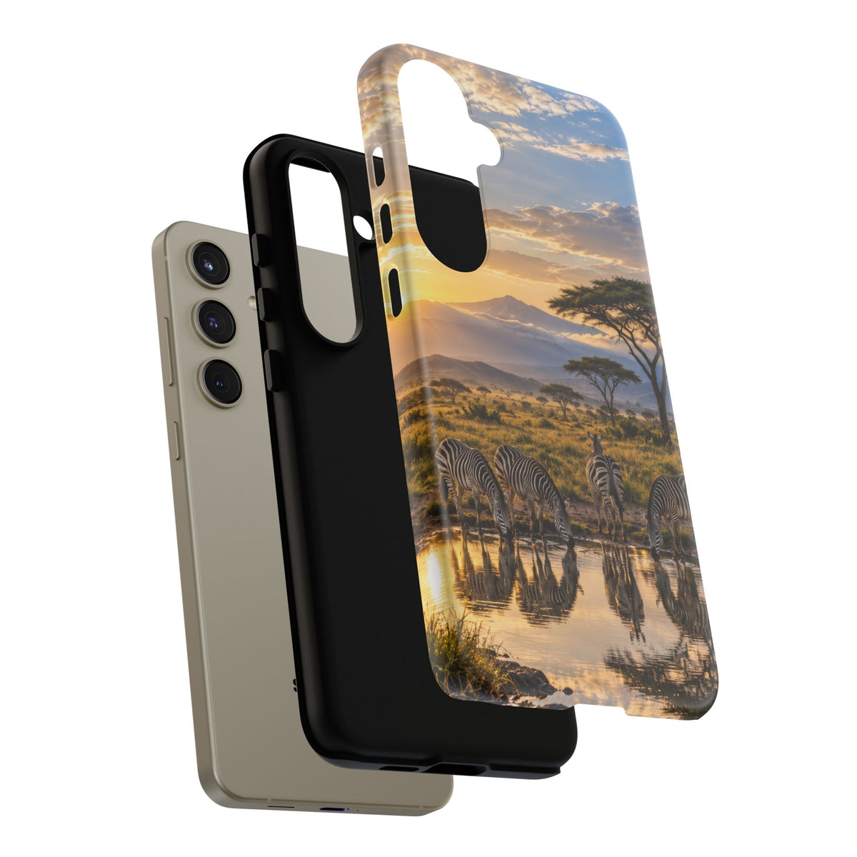 Zebra Water Mirror Samsung Galaxy Tough Case | zebra safari