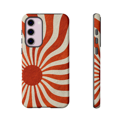 Terracotta Sunburst Samsung Galaxy Tough Phone Case