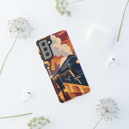 Travel by Train — Night Departure Samsung Galaxy Tough Case | train travel