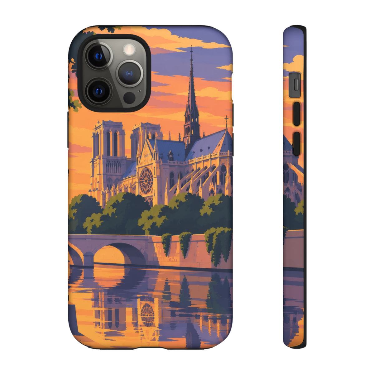 Notre Dame — Cathedral Twilight iPhone Tough Case