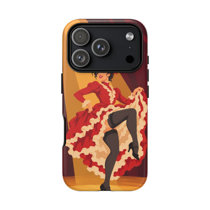 Moulin Rouge Dancer — Crimson Cabaret iPhone Tough Case | cabaret dancer
