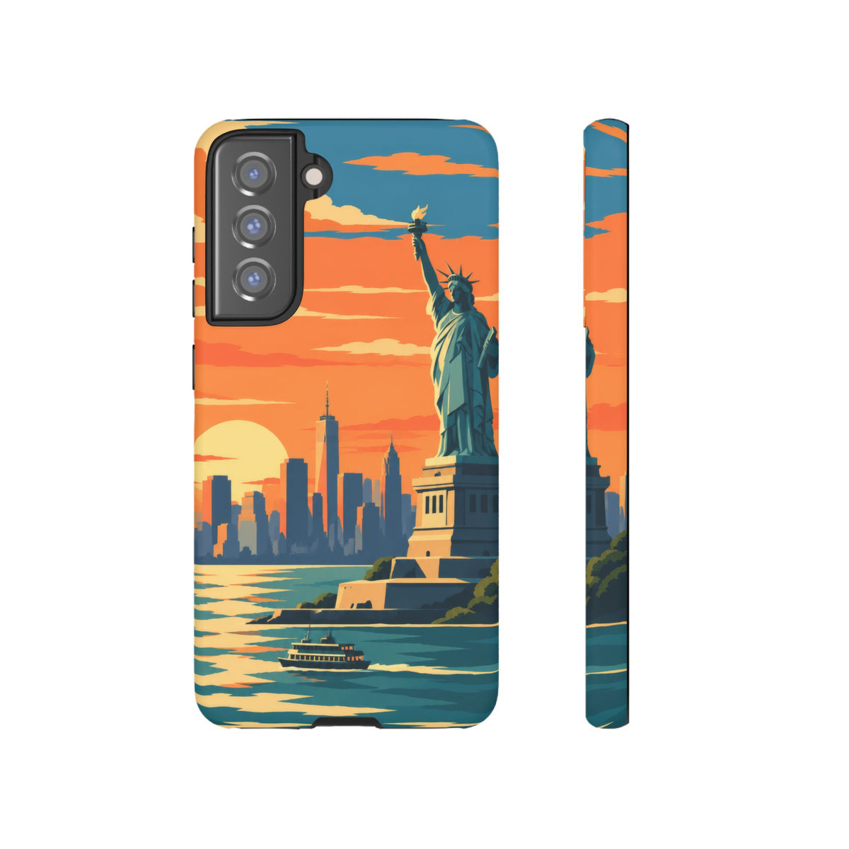 New York City — Harbor Liberty Samsung Galaxy Tough Case
