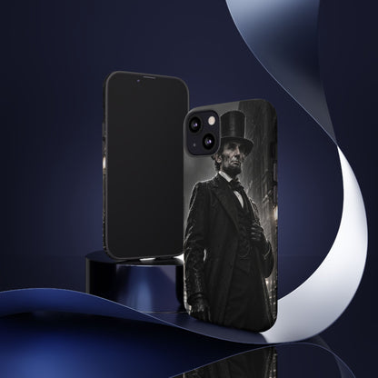 Abe after Midnight iPhone Tough Case | noir lincoln