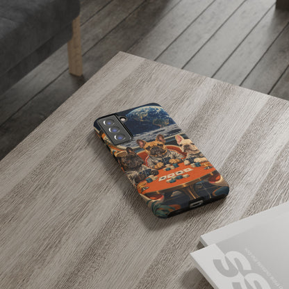 Lunar Card Club Samsung Galaxy Tough Case | french bulldog