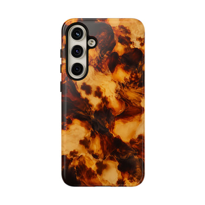 Amber Marble Samsung Galaxy Tough Case | Amber Mosaic