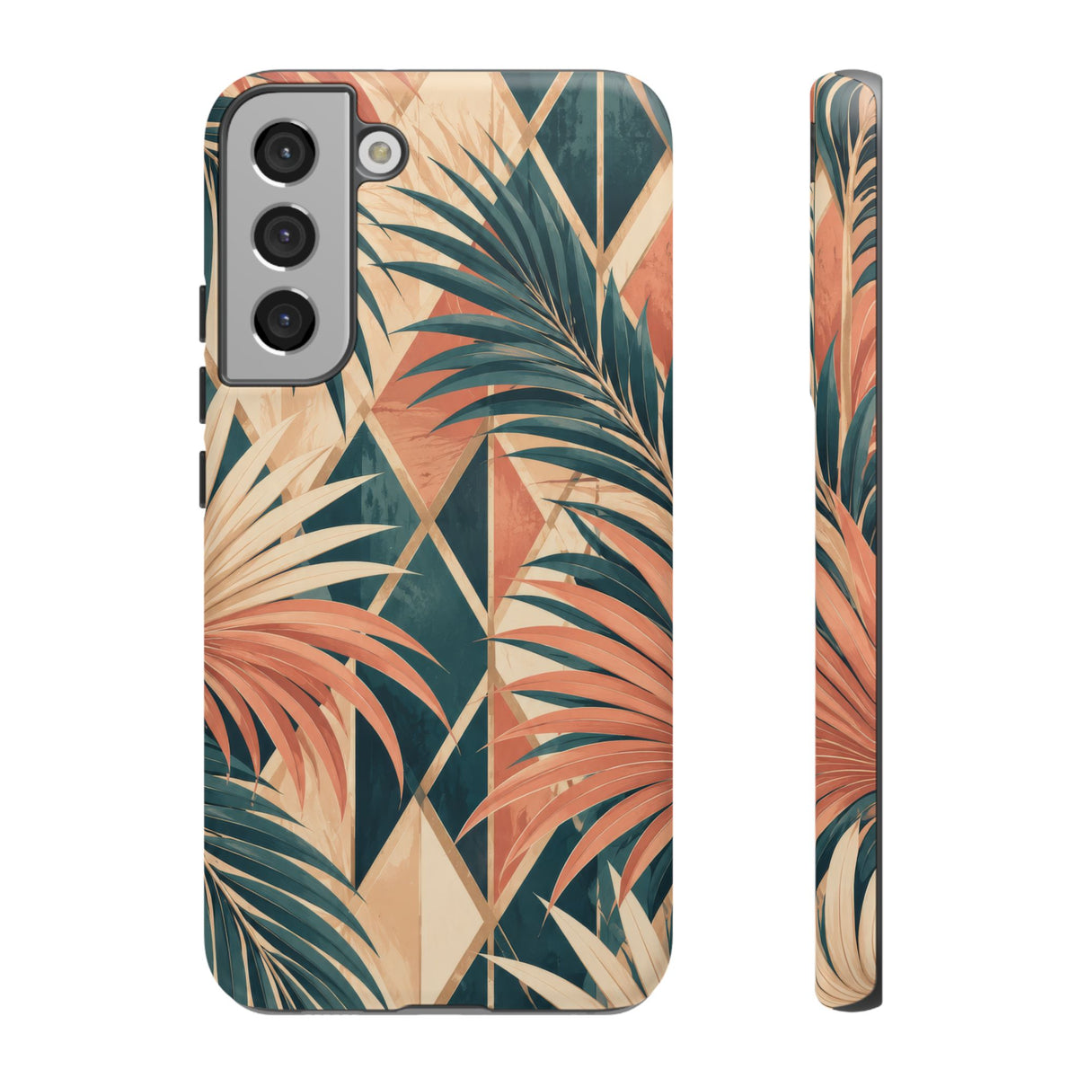 Coral Palm Pavilion Samsung Galaxy Tough Case | art deco