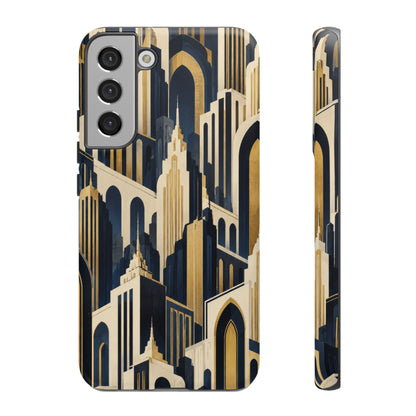 Midnight Metropolis Samsung Galaxy Tough Case | art deco