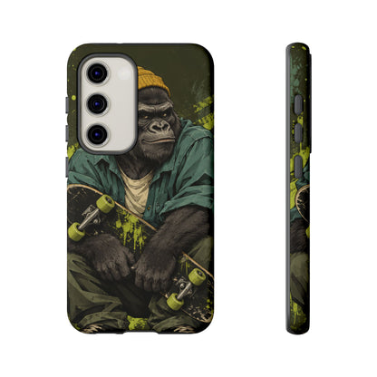 Concrete Jungle Samsung Galaxy Tough Case | Skater Gorilla Illustration