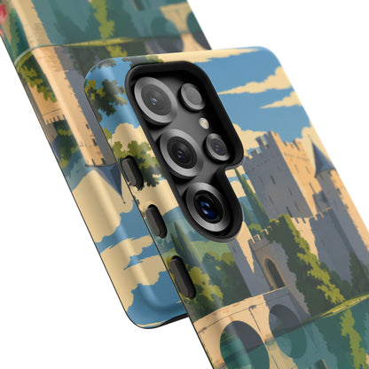 English Castle — Moat and Roses Samsung Galaxy Tough Case
