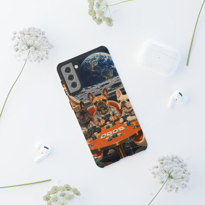 Lunar Card Club Samsung Galaxy Tough Case | french bulldog