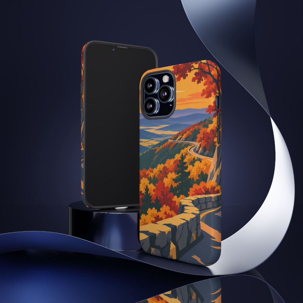 Skyline Drive — Overlook Gold iPhone Tough Case