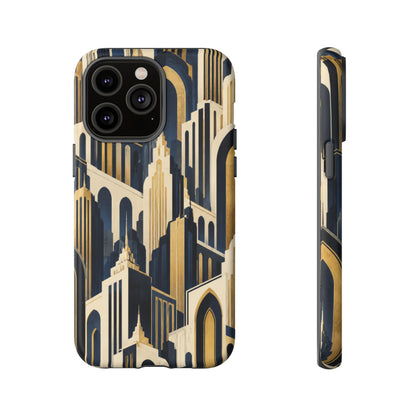 Midnight Metropolis iPhone Tough Case | art deco