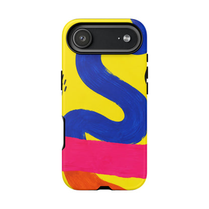 Offbeat iPhone Tough Case | Abstract Color Block Art