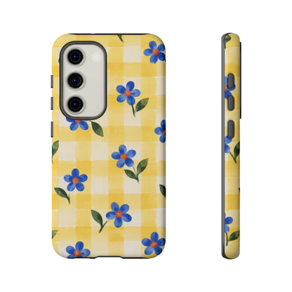 Buttercup Picnic Samsung Galaxy Tough Case | yellow gingham