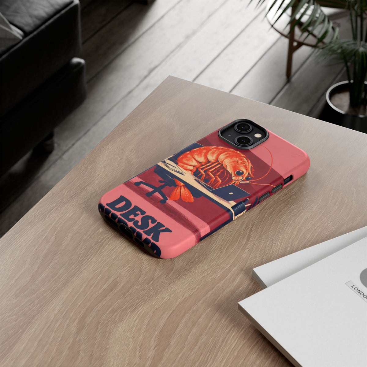 Desk Shrimp iPhone Tough Case
