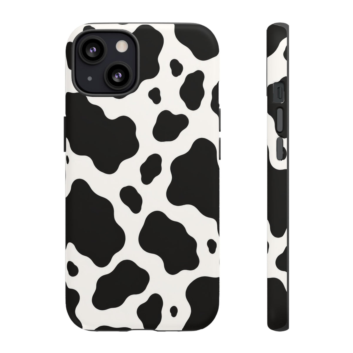 Classic Holstein iPhone Tough Case | Black & White Cow Print