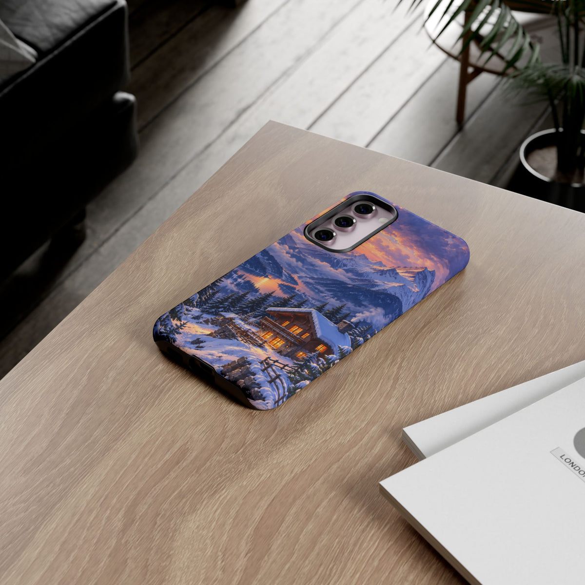 Alpine Hearth Samsung Galaxy Tough Case | winter cabin