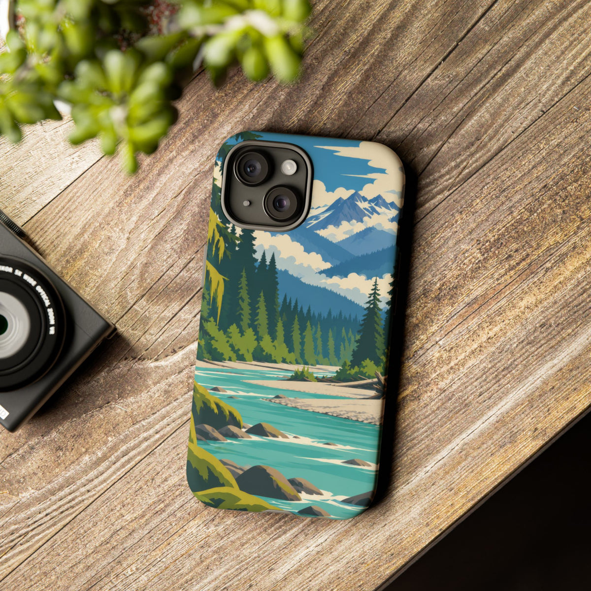 Hoh Rain Forest — Rivergreen iPhone Tough Case