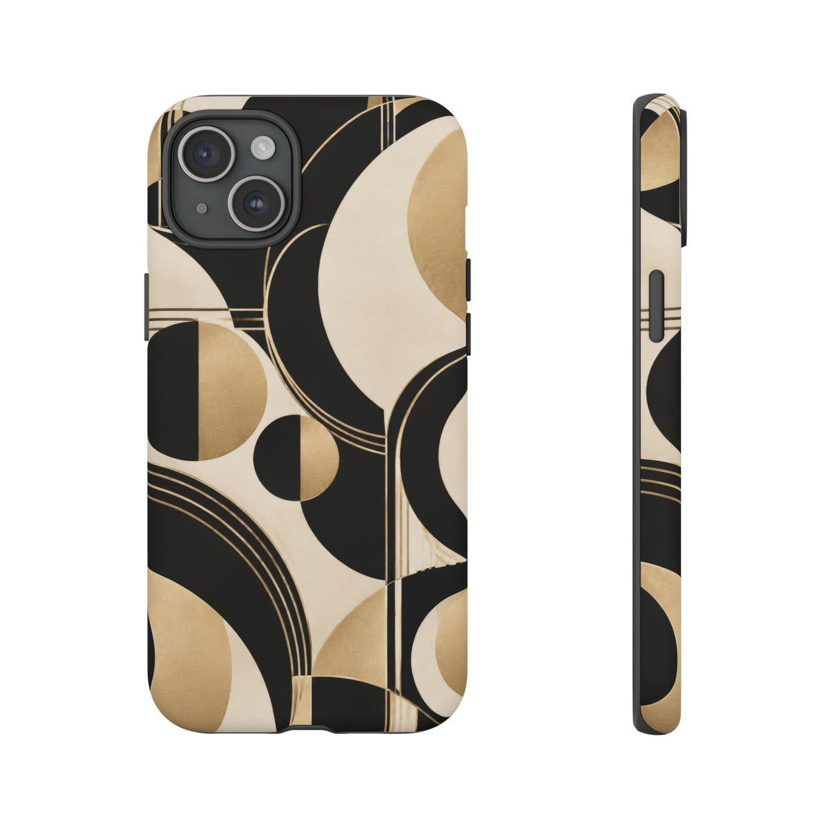 Pearl Orbit iPhone Tough Case | art deco