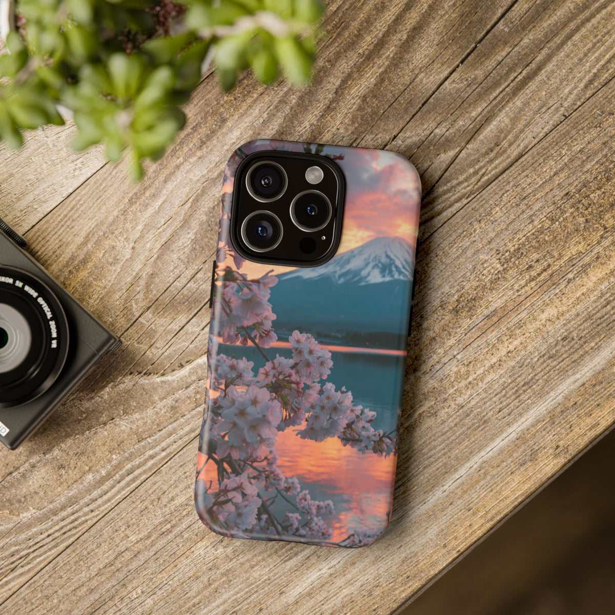 Fuji Petal Reflection iPhone Tough Phone Case
