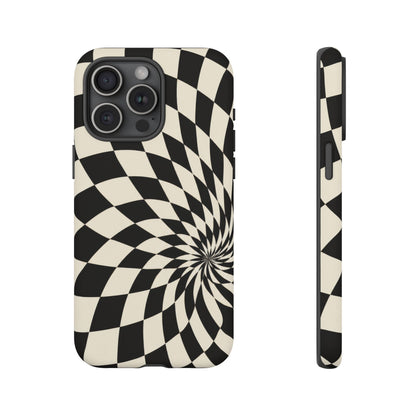 Twist Theory iPhone Tough Case | Optical Checkerboard