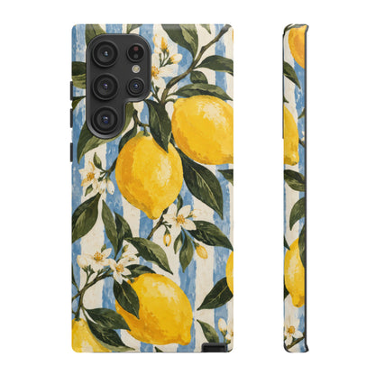 Riviera Lemons Samsung Galaxy Tough Case | lemon print