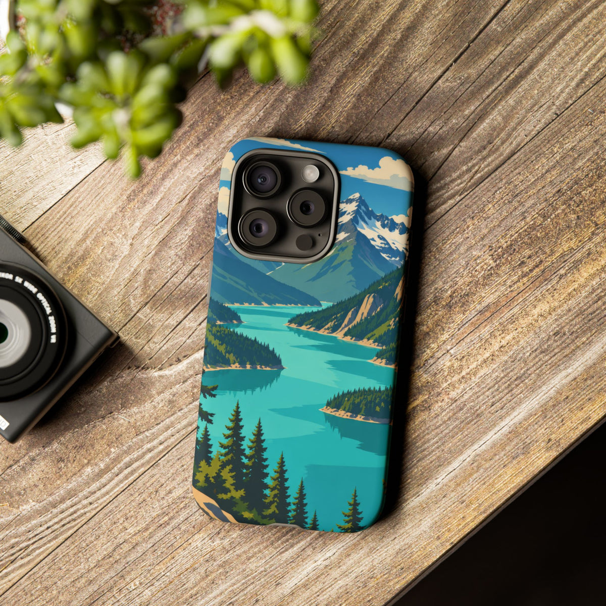Cascades — Diablo Blue iPhone Tough Case
