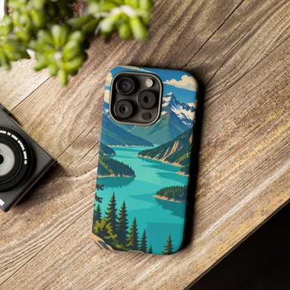 Cascades — Diablo Blue iPhone Tough Case