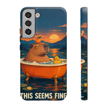 Minor Inconvenience Samsung Galaxy Tough Case | funny capybara