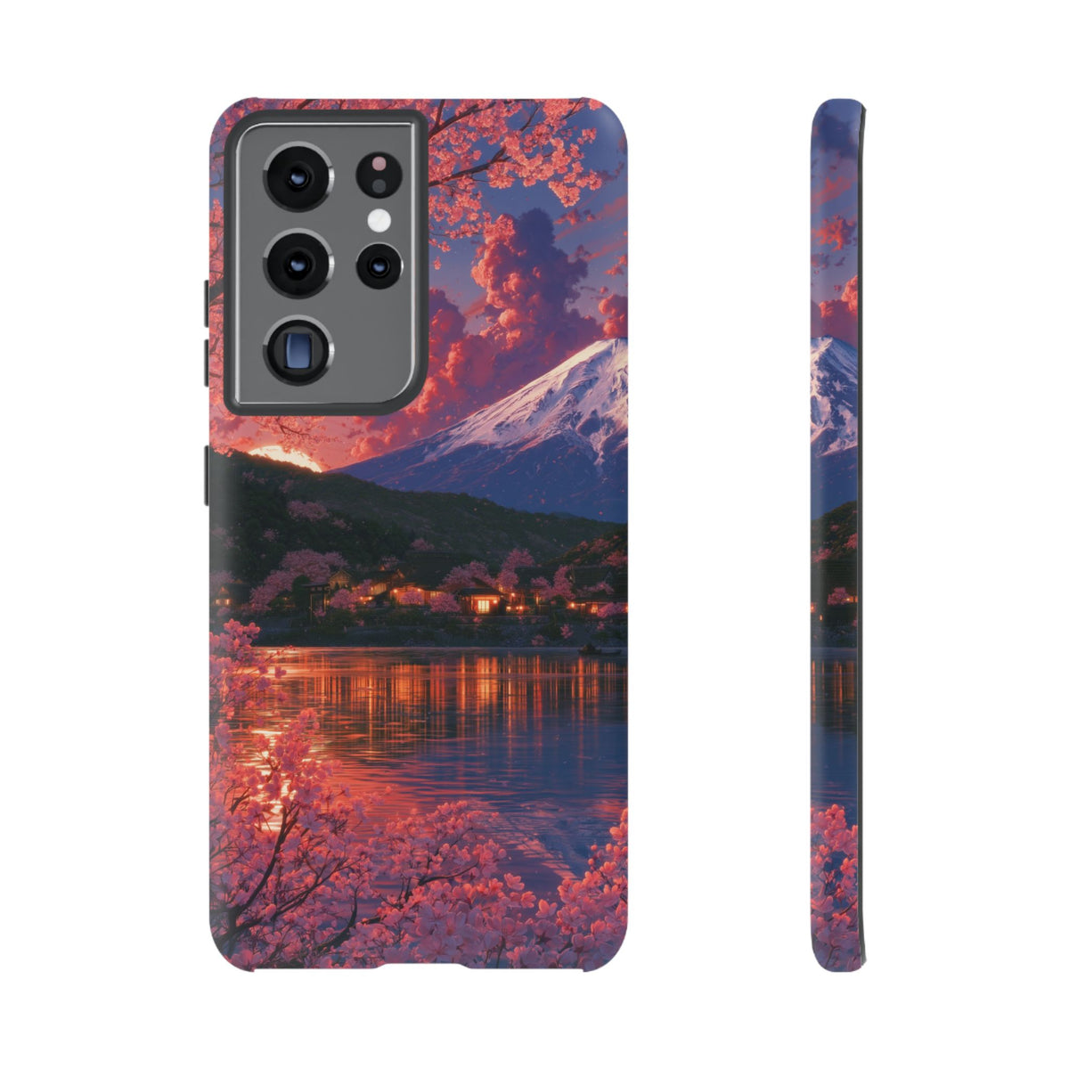 Sakura Lakeside Village Samsung Galaxy Tough Phone Case