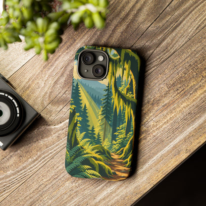 Hoh Rain Forest — Mosslight iPhone Tough Case