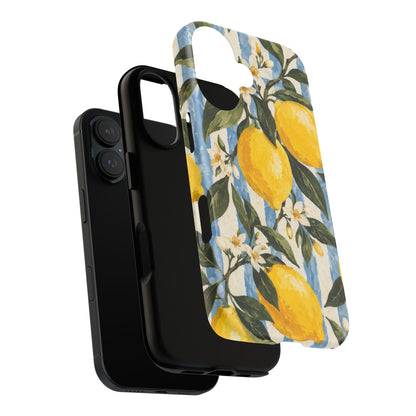 Riviera Lemons iPhone Tough Case | lemon print