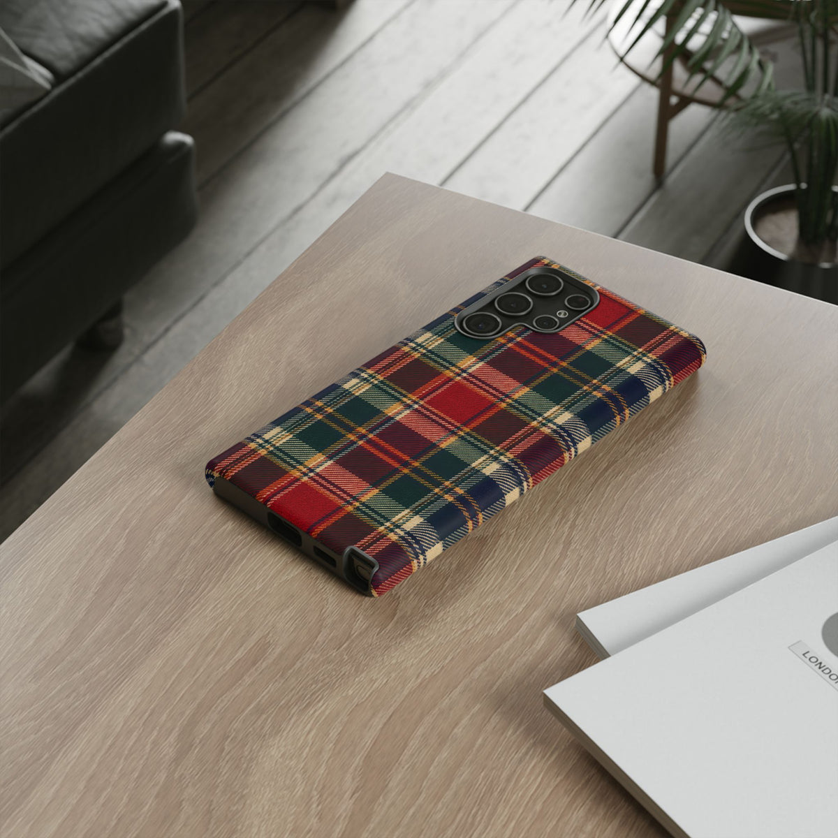 Highland Holiday Samsung Galaxy Tough Case | christmas plaid