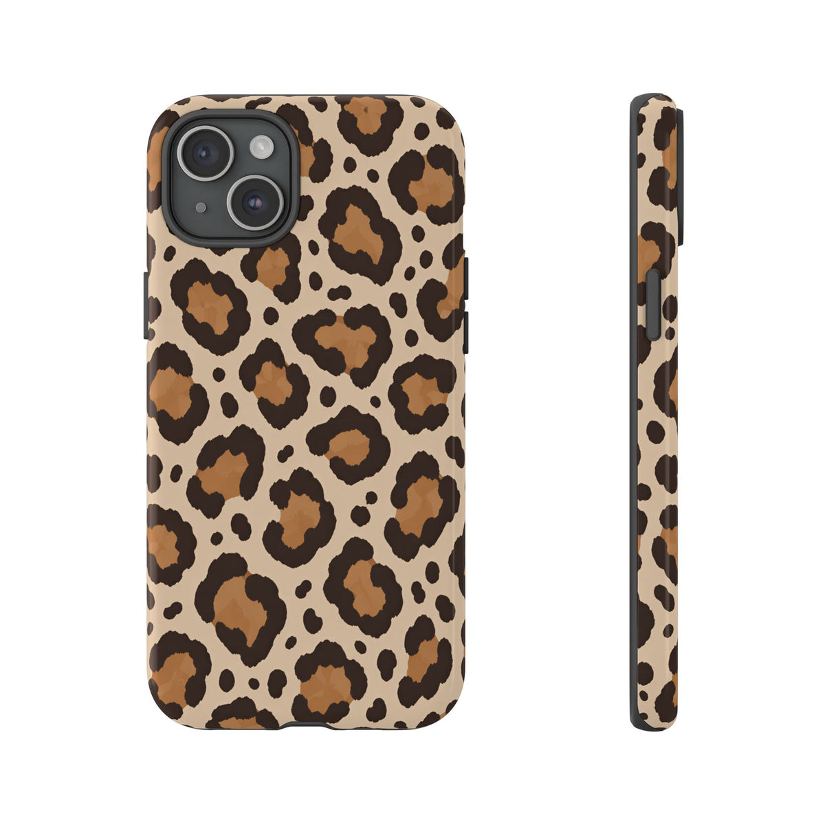Leopard Print iPhone Tough Case | Cocoa Wildcat