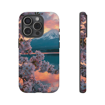 Fuji Petal Reflection iPhone Tough Phone Case