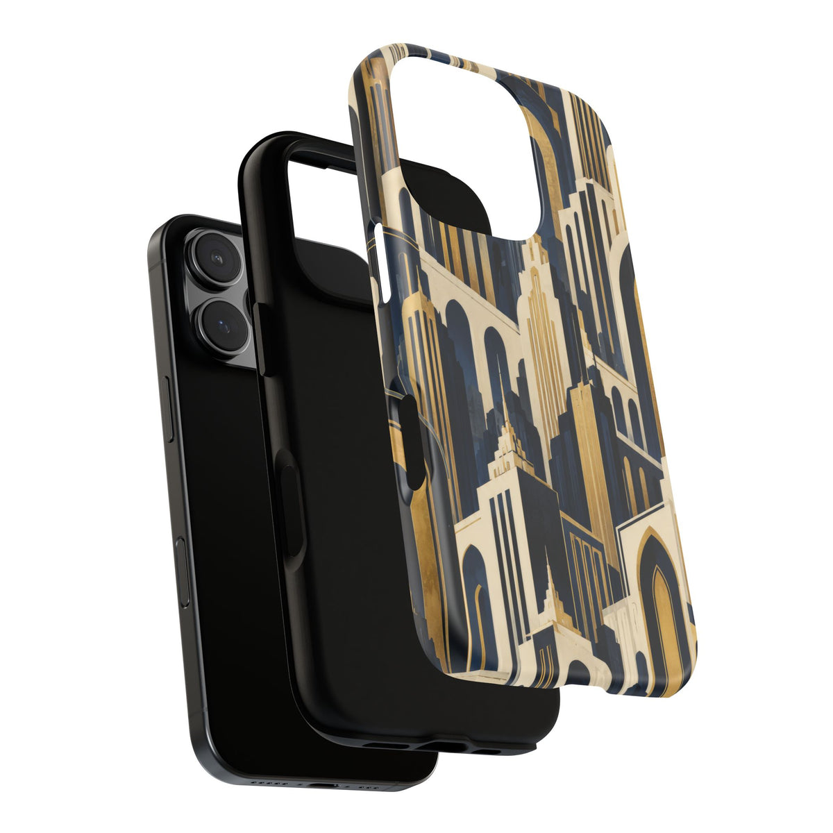 Midnight Metropolis iPhone Tough Case | art deco