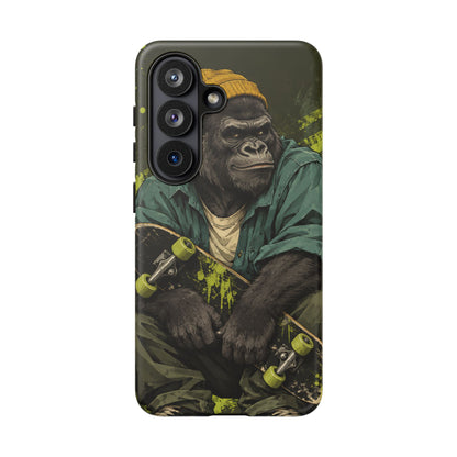 Concrete Jungle Samsung Galaxy Tough Case | Skater Gorilla Illustration
