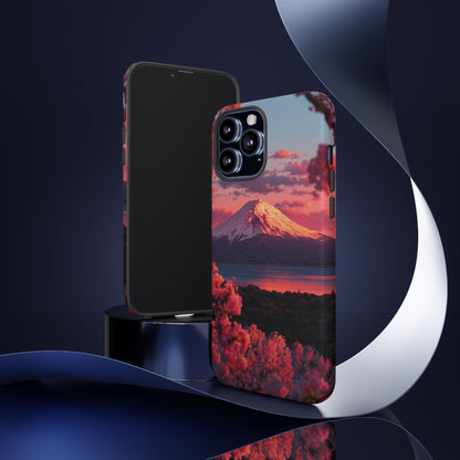 Fuji Rose Horizon iPhone Tough Phone Case