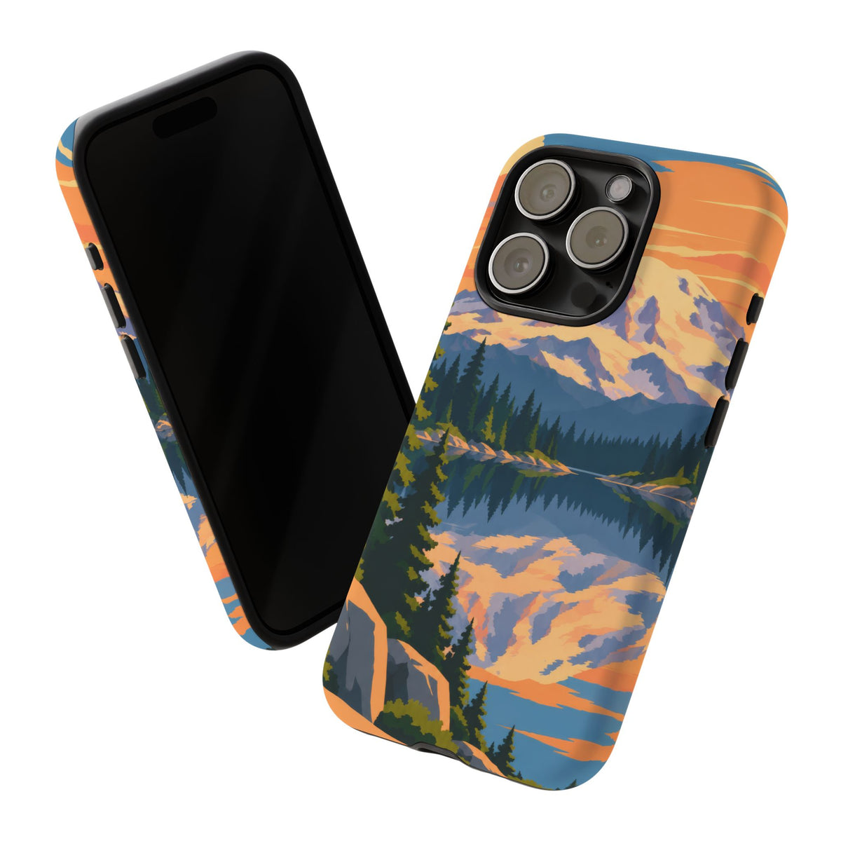 Mount Rainier — Mirror Dawn iPhone Tough Case