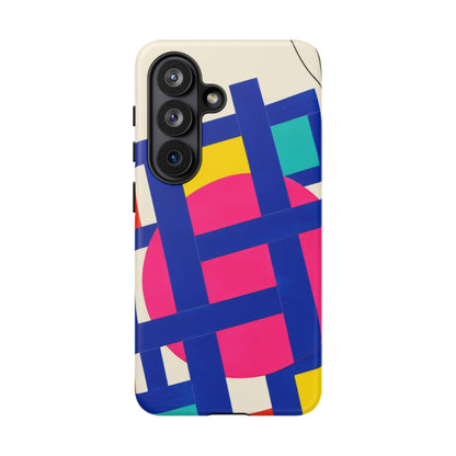 Chromatic Mischief Samsung Galaxy Tough Case | Geometric Color Block Art
