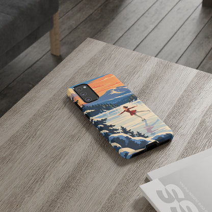 Lake Placid Skater — Winter Glide Samsung Galaxy Tough Case