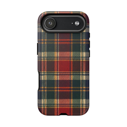 Highland Holiday iPhone Tough Case | christmas plaid